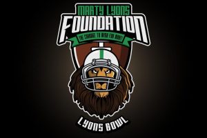 Lyons Bowl logo-black & brown background via James Weber